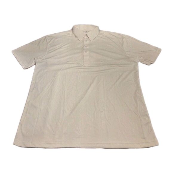 NWOT Collars & Co Men’s XL English Spread Collar Polo Shirt – Solid White - Picture 2 of 8